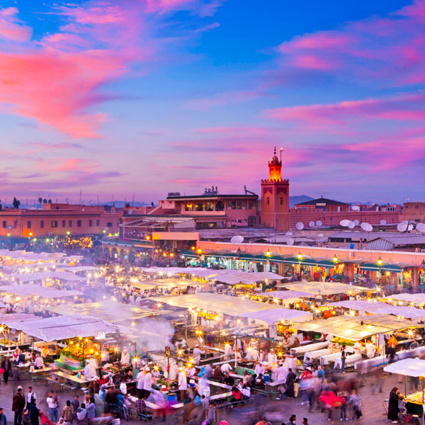 Jemaa el-Fna Square in Marrakech